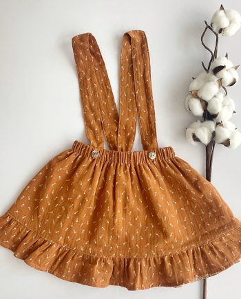 Falda MARCELINA carrot brown