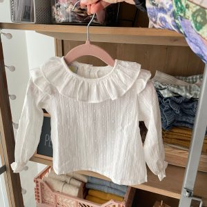 Blusa plumeti guirnalda blanca