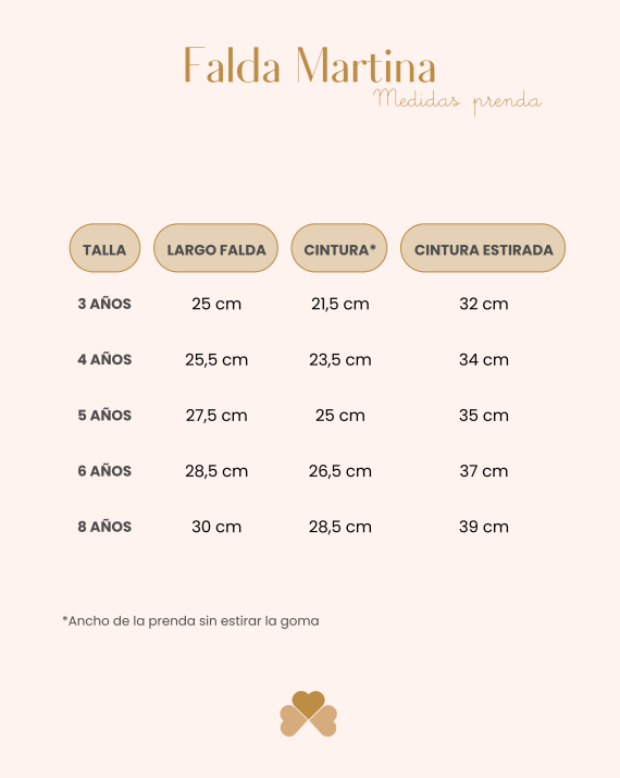 Falda corazones denim - Imagen 4