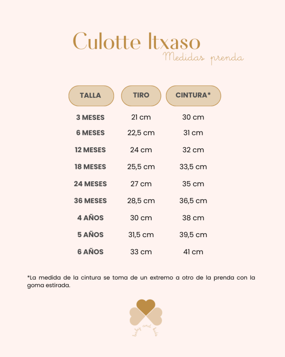 Culotte volantes vichy melocotón - Imagen 2