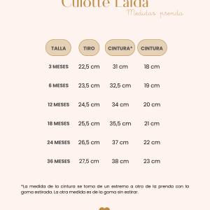 Culotte liberty Florencia - Imagen 2