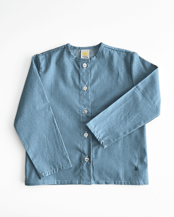 Camisa niño denim