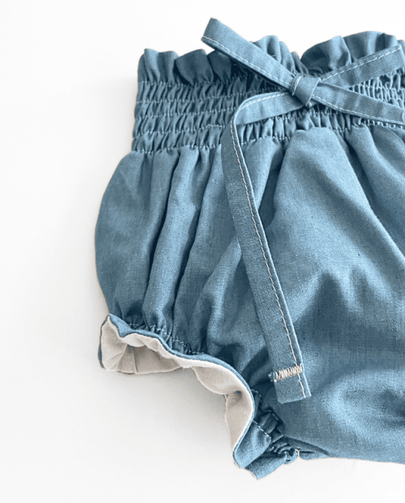 Culotte engomado denim - Imagen 2