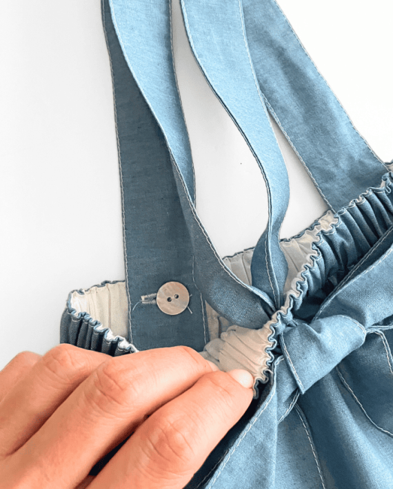 Falda ondas denim - Imagen 2