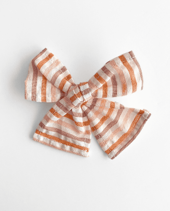 Pinza lazada con clip rayas Verona