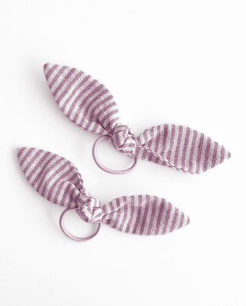 Pack mini coleteros rayas berenjena