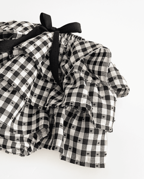 Culotte volantes vichy NY - Imagen 3