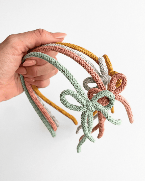 Diadema de cordón con lazada ELIGE LA TUYA