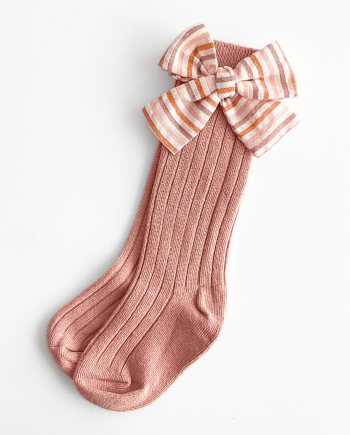Calcetines altos con lazada PERSONALIZABLE