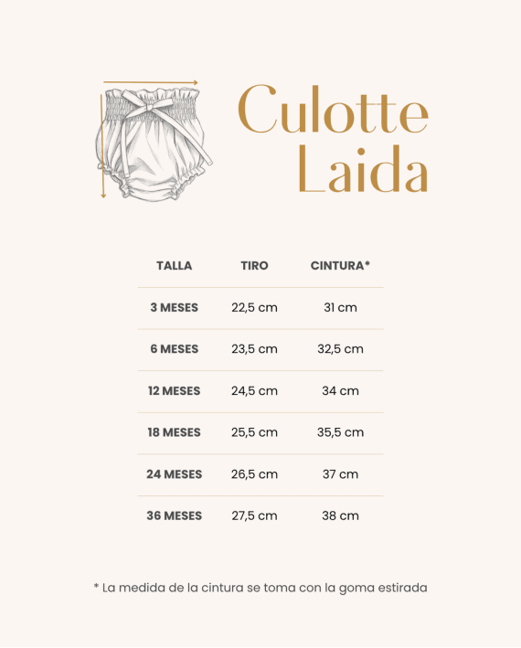 Culotte LAIDA lazada - Imagen 3