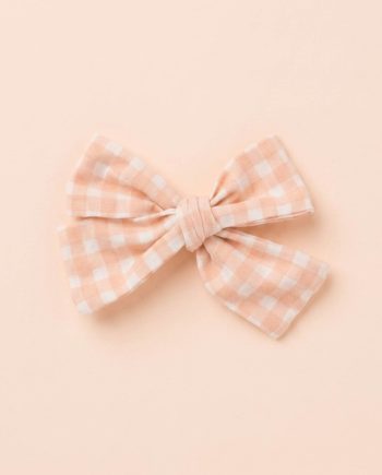 Pinza lazada con pico de pato VICHY MELOCOTÓN